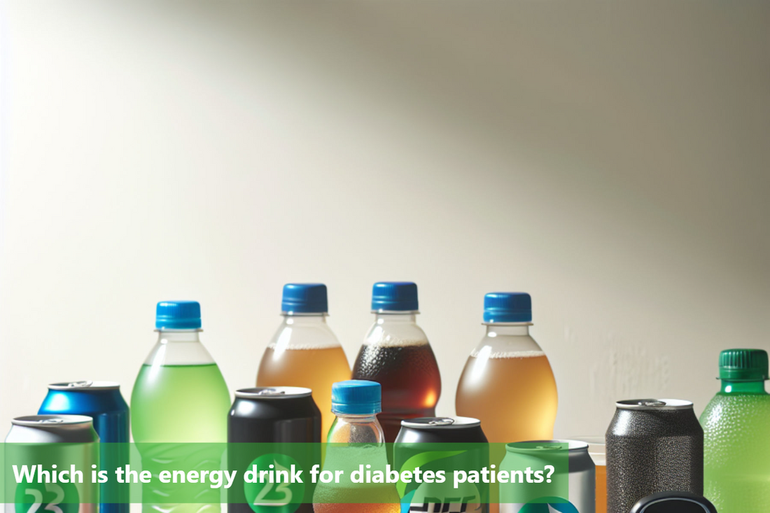 A variety of energy drinks displayed on a table.