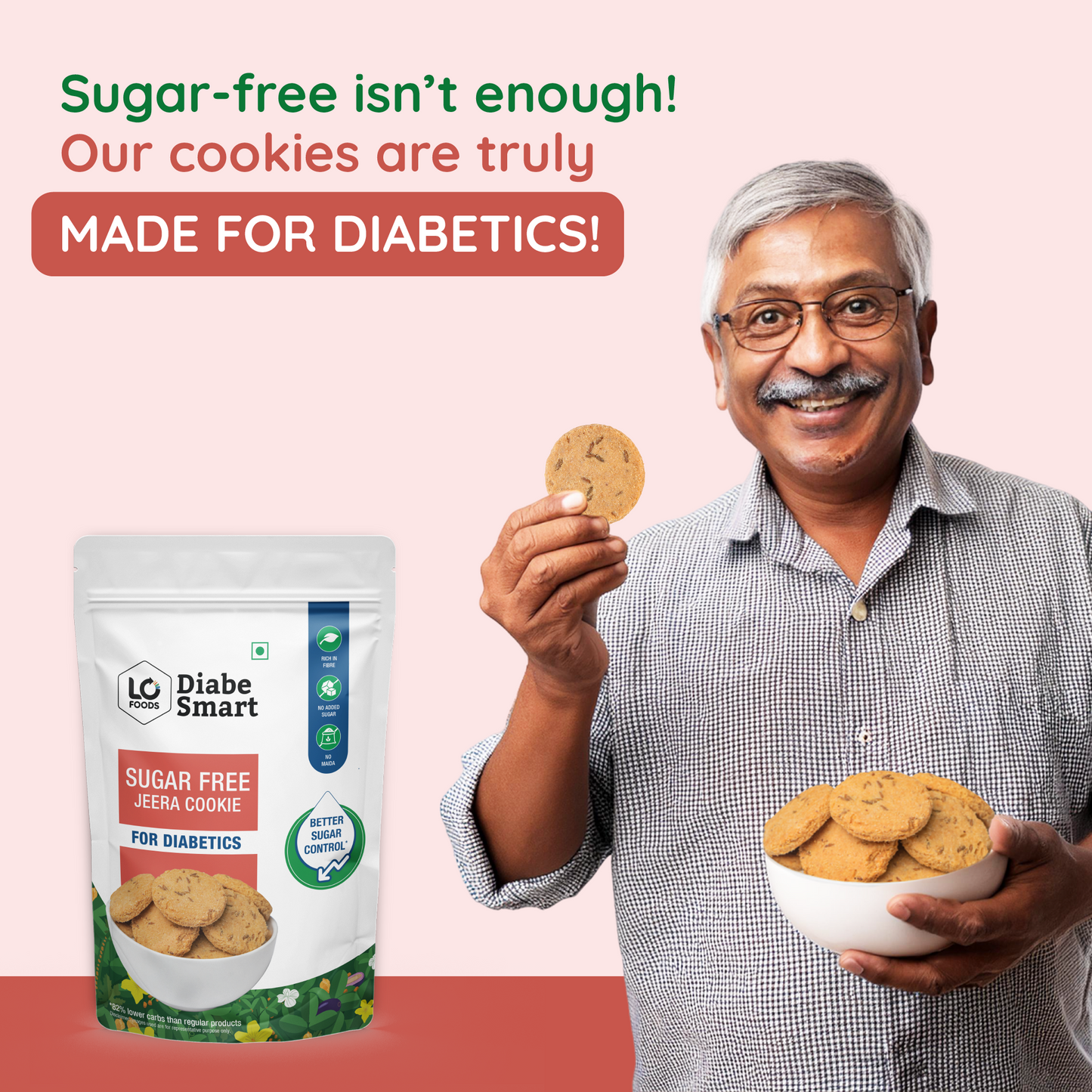Sugar Free Biscuits - Jeera