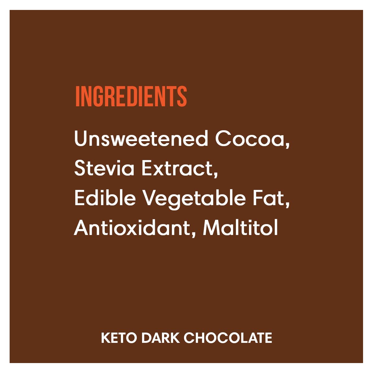 Chocolate Bar - Powered by Lo! Foods