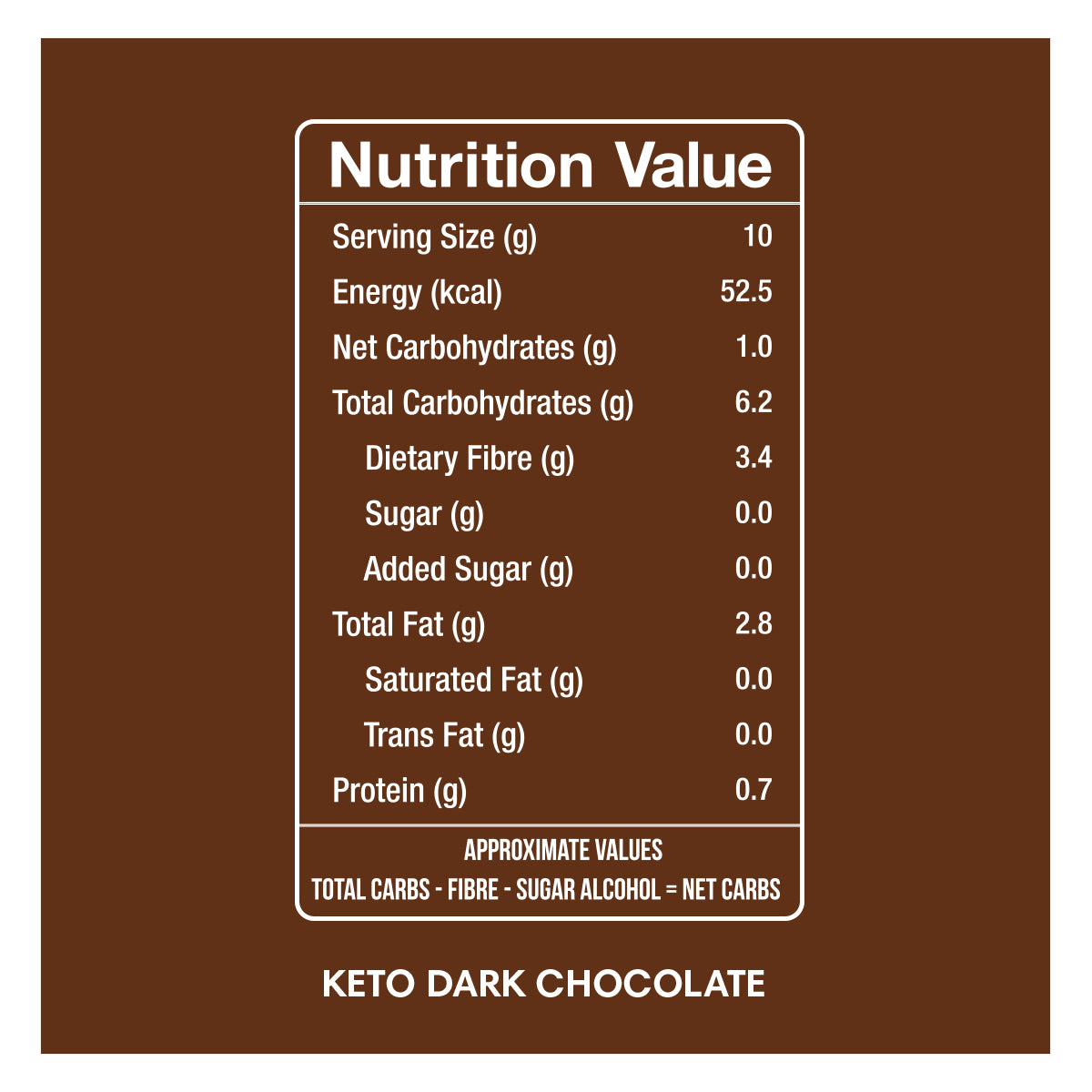 Chocolate Bar - Powered by Lo! Foods