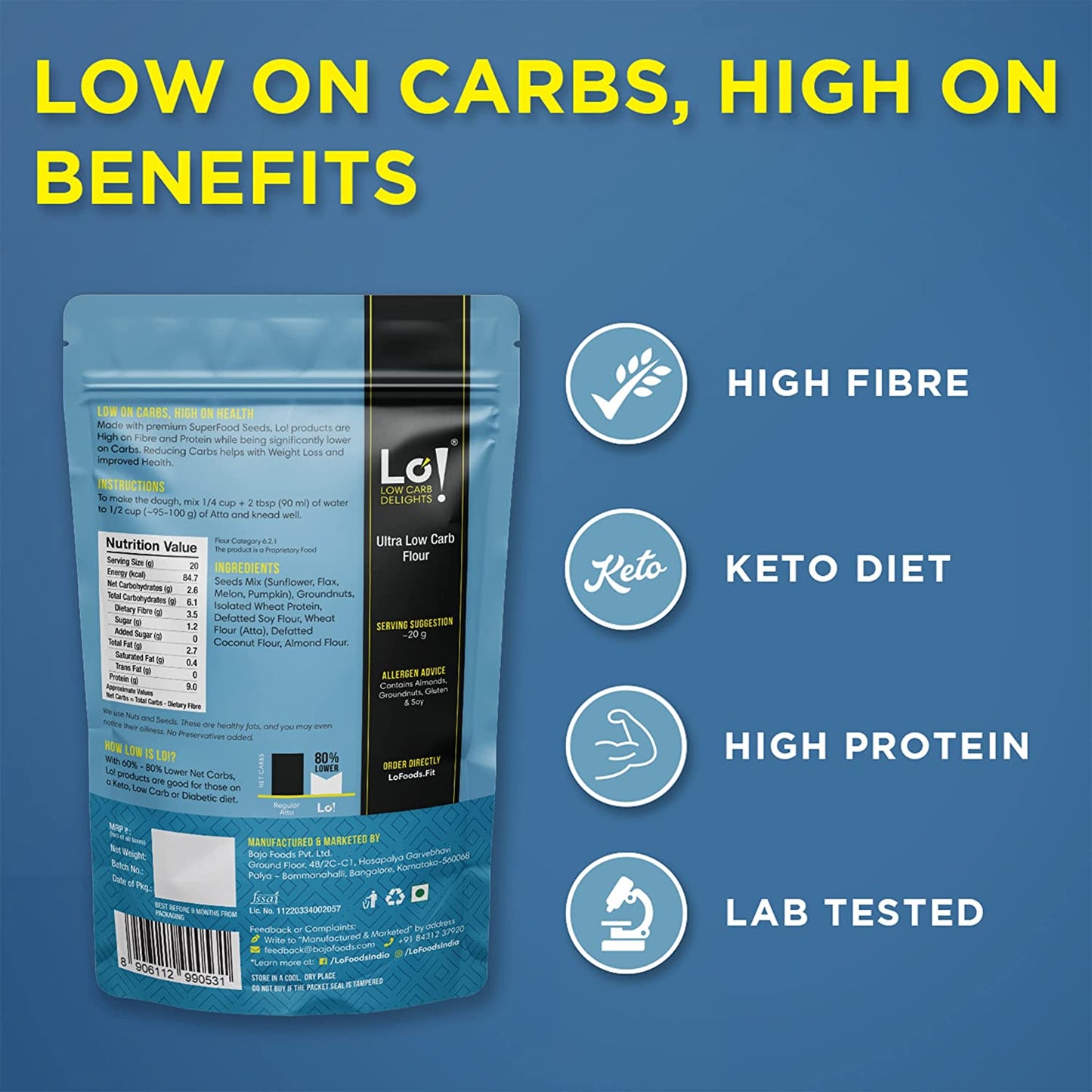 Ultra Low Carb Atta- Powered by Lo! Foods