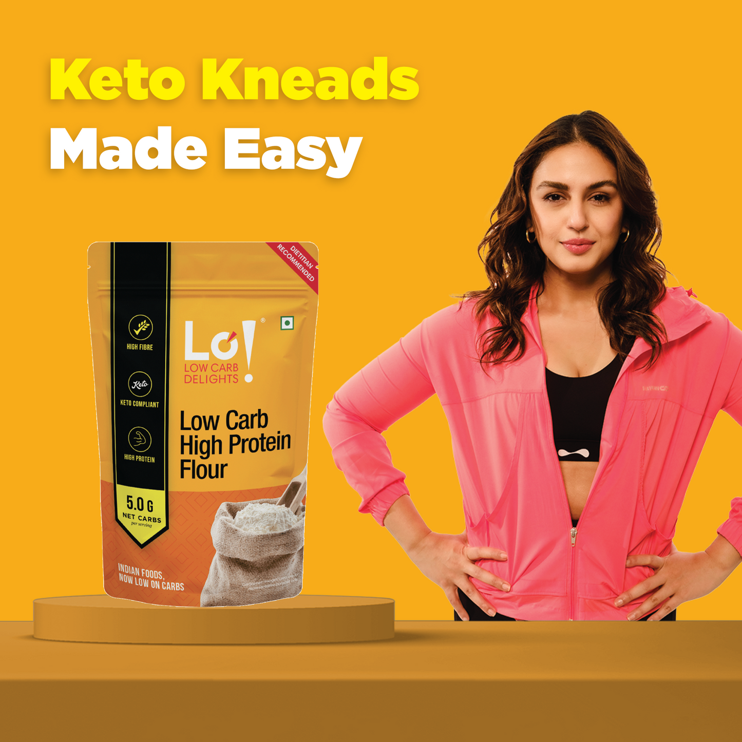 Low Carb High Protein Atta - Powered by Lo! Foods
