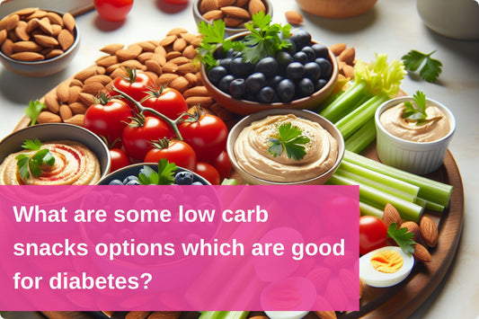 Variety of low carb, high protein snack options suitable for diabetes management