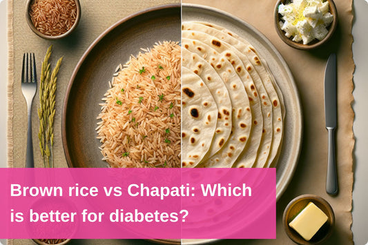 Comparative Analysis of Brown Rice and Chapati for Diabetics, Highlighting Nutritional Values and Blood Sugar Effects