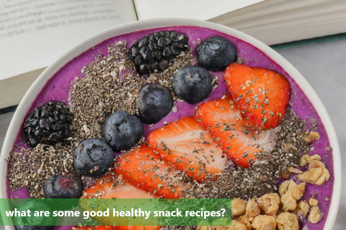 A bowl of healthy snacks including yogurt, fruit, and granola.