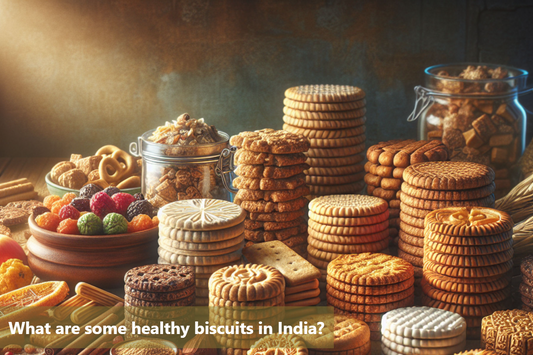 A variety of healthy biscuits arranged on a table.