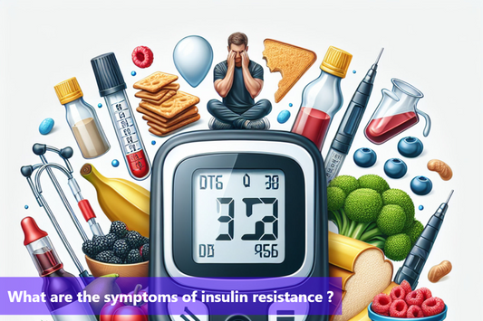 A banner image for a blog post about insulin resistance symptoms.