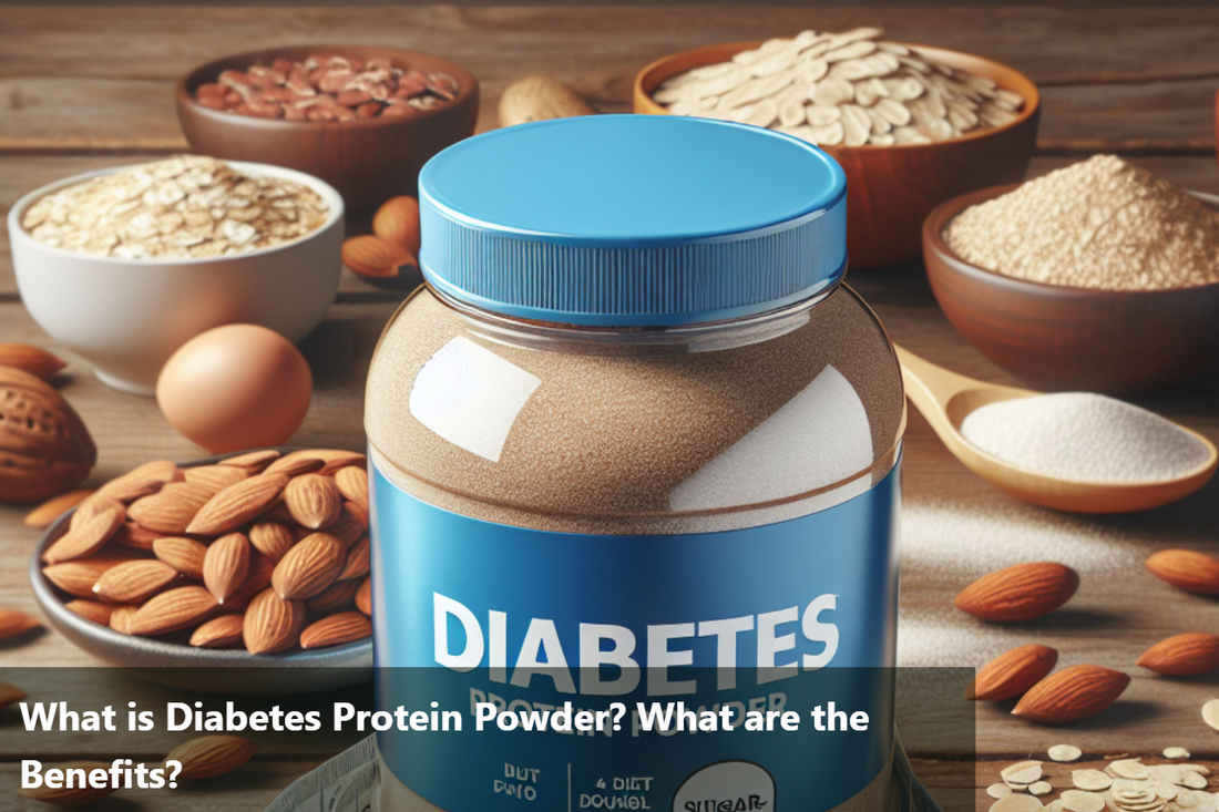 DIABETES PROTEIN POWDER helps manage blood sugar levels and provides essential nutrients for people with diabetes.