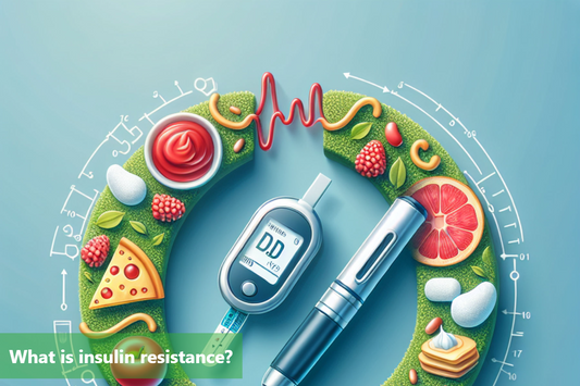 A banner image for a blog post about insulin resistance.