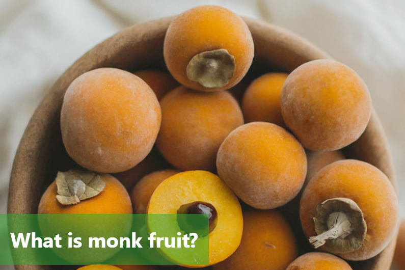 A bowl of monk fruit.