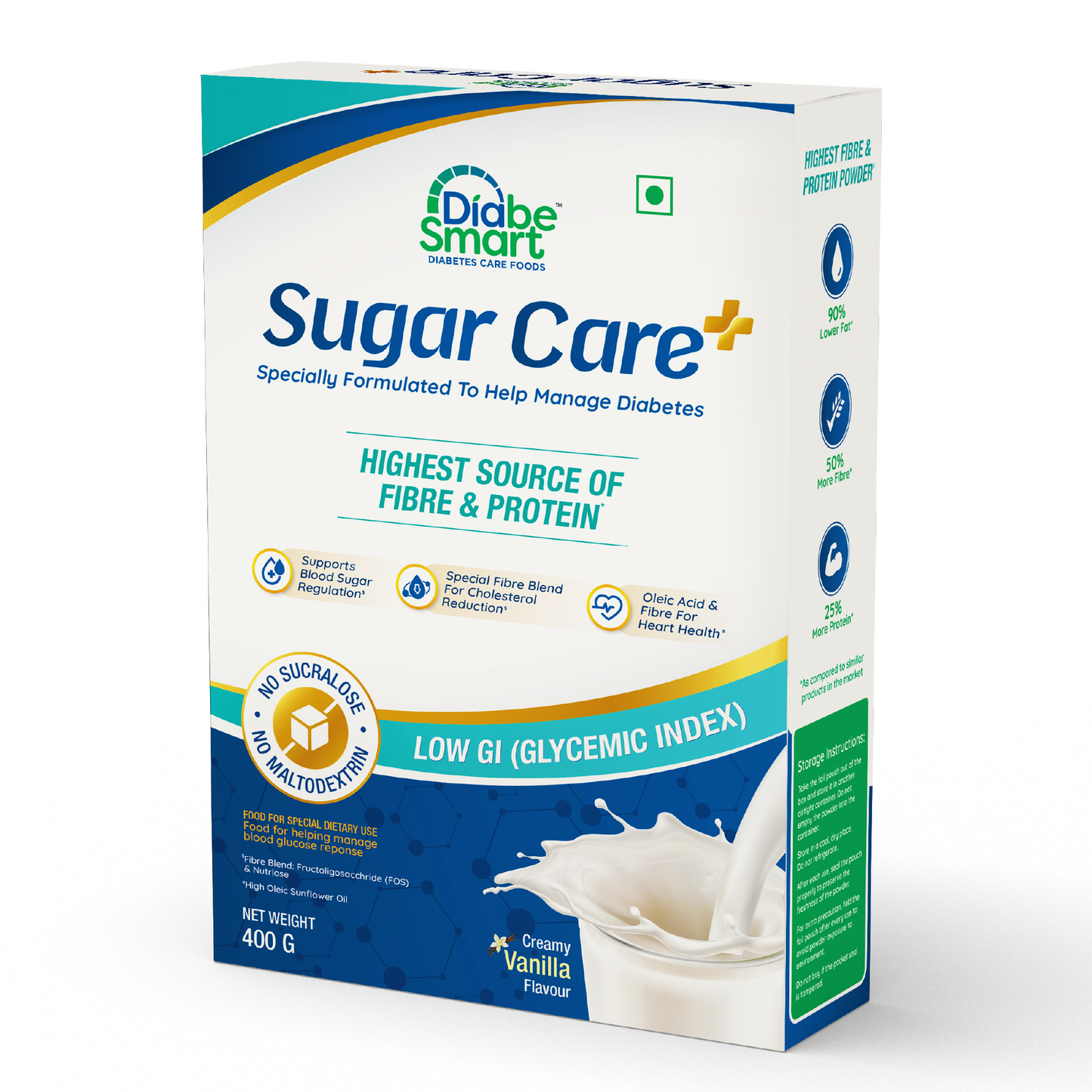 Sugar Care+ Diabetic Powder   Natural Blood Sugar Support   DiabeSmart