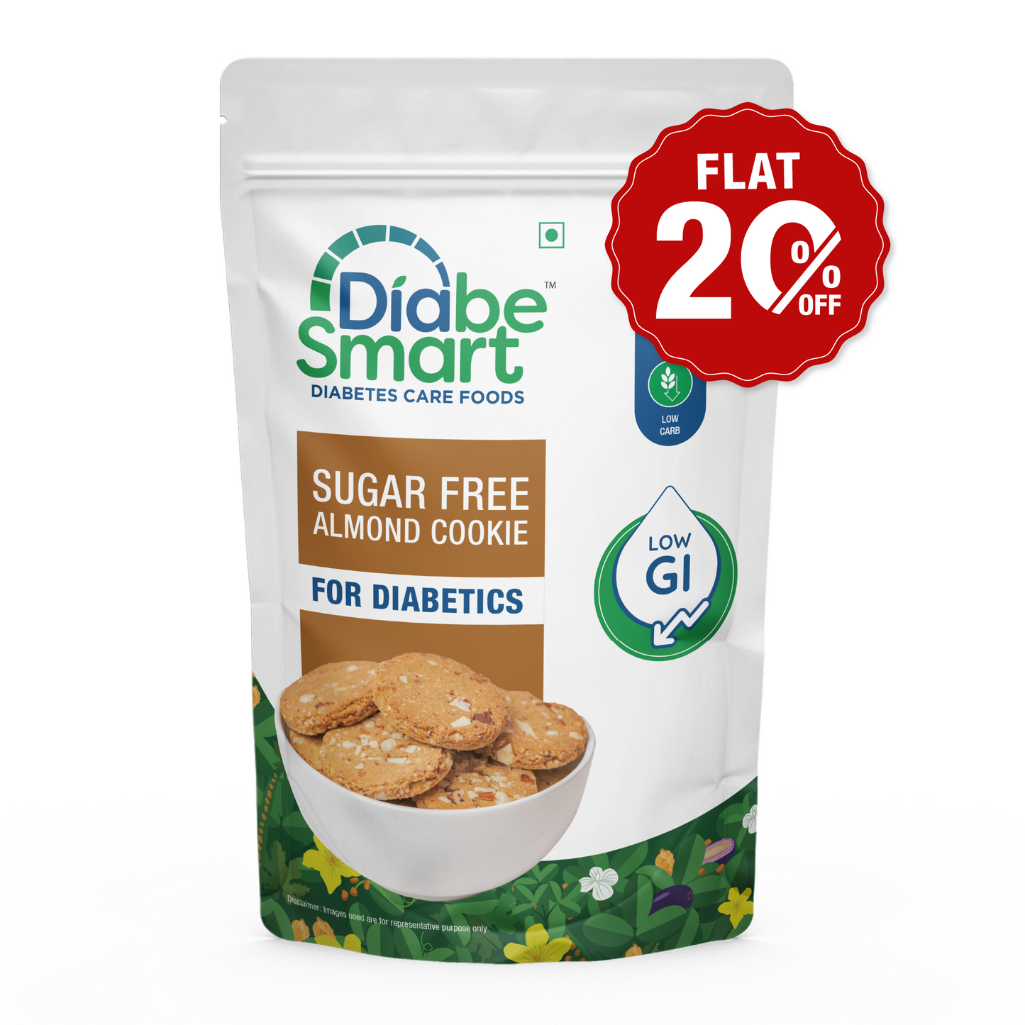 Sugar-Free Biscuits For Diabetics - Almond