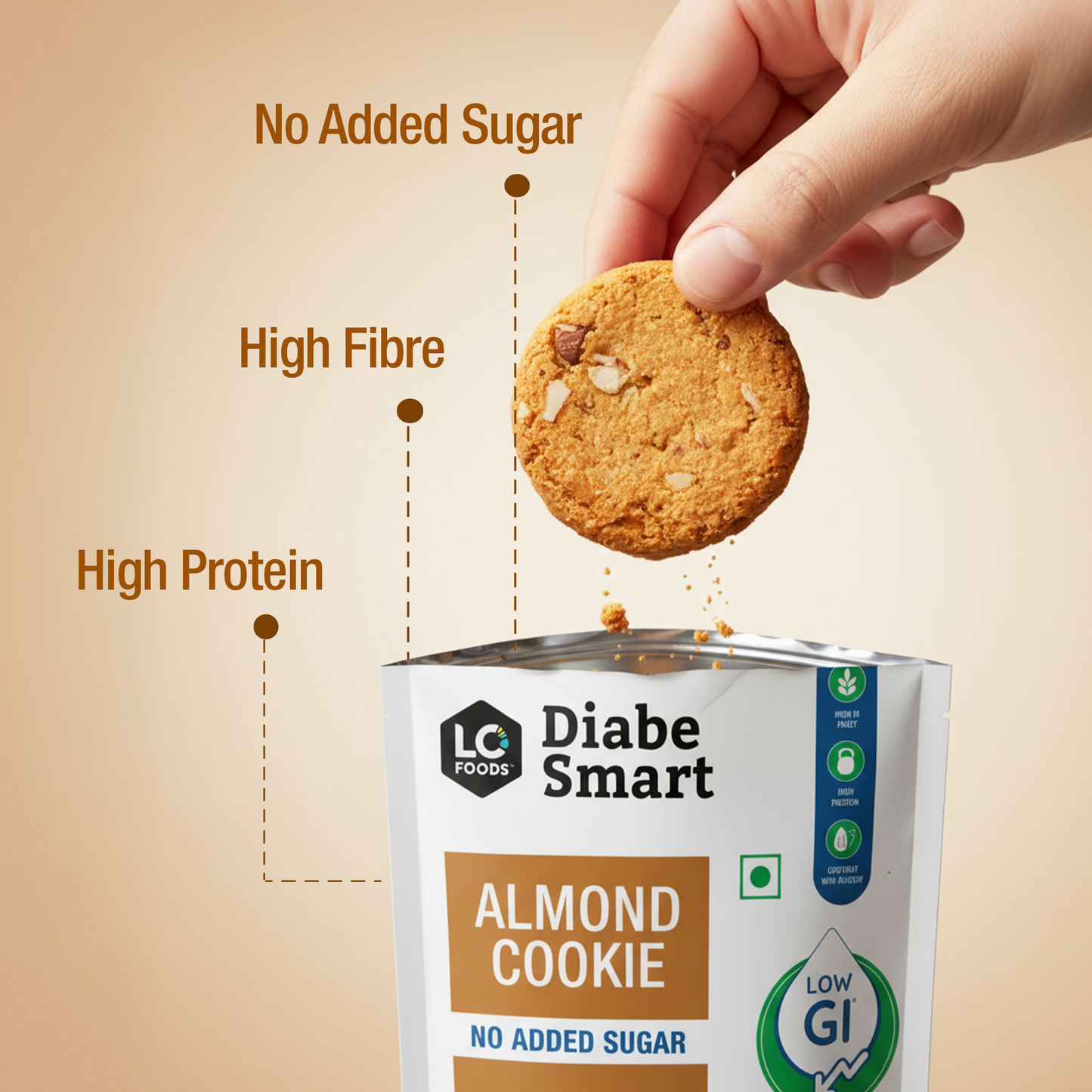 DiabeSmart Almond Cookie