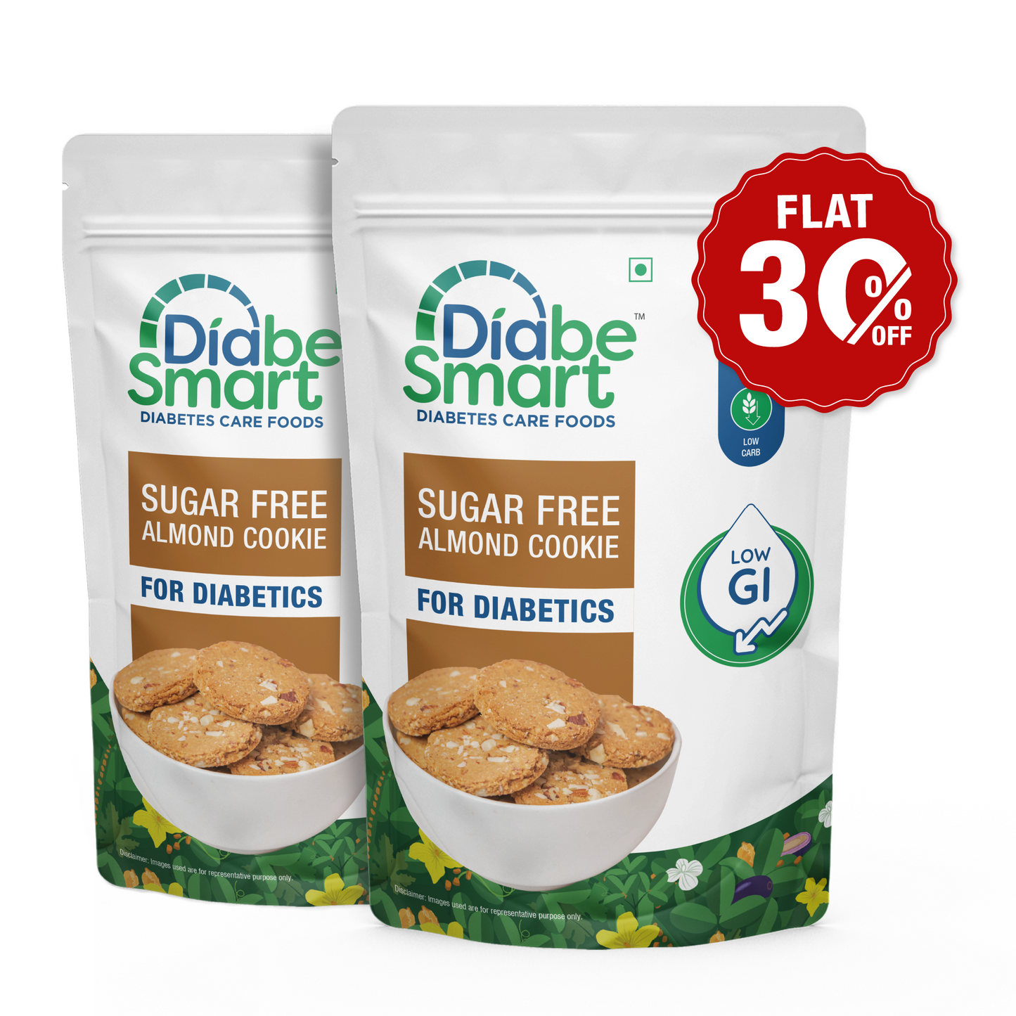 Sugar-Free Biscuits For Diabetics - Almond