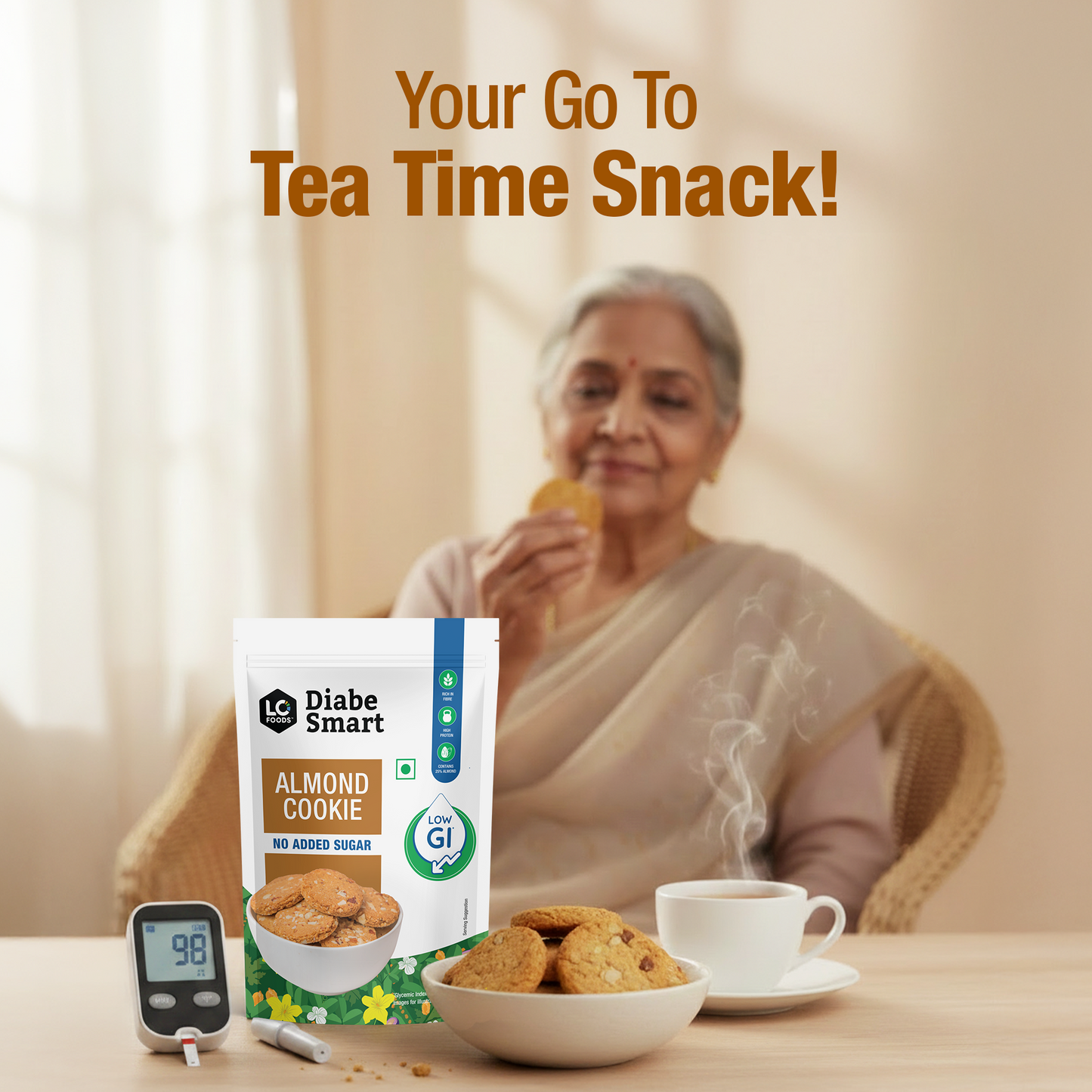 DiabeSmart Almond Cookie