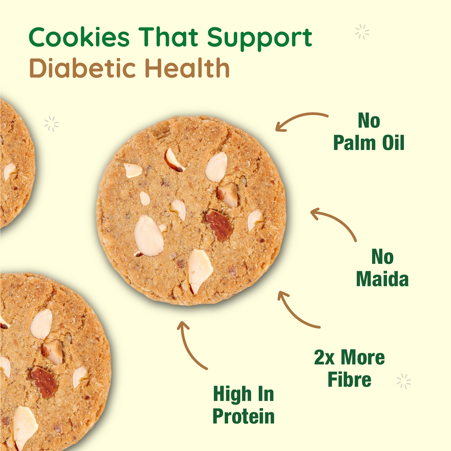 Sugar-Free Biscuits For Diabetics - Almond