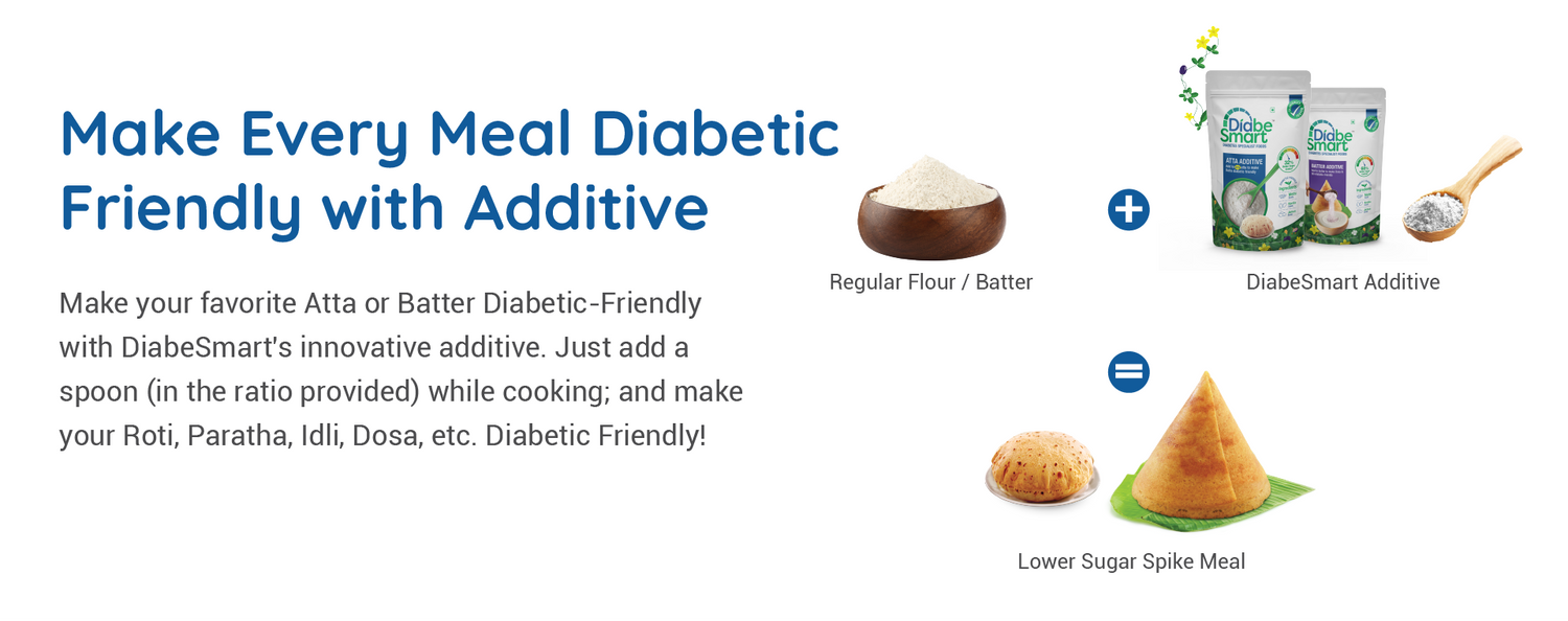 Make every meal diabetic friendly with Sugar-Free atta additives