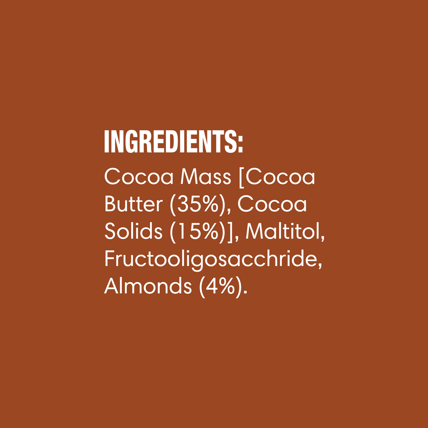 Guilt Free Almond Delight Dark Chocolate (Sugar Free)