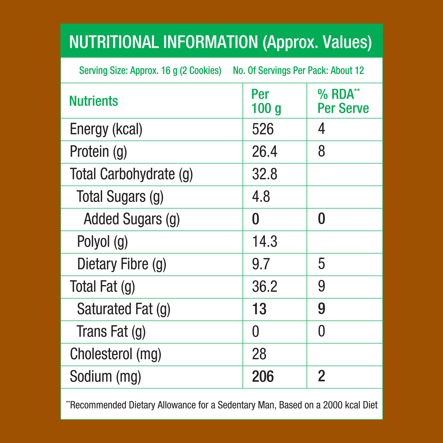 DiabeSmart Almond Cookie